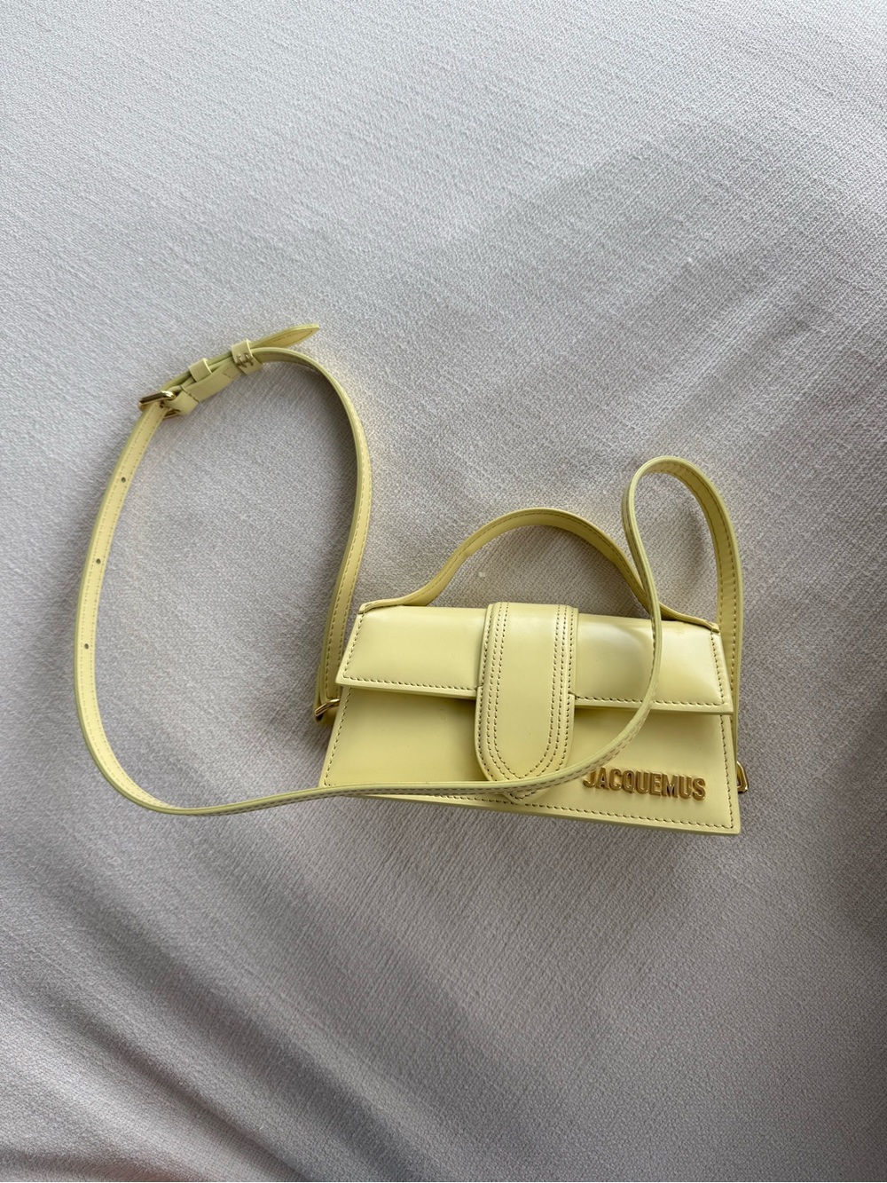 Jacquemus Yellow Mini Le Bambino